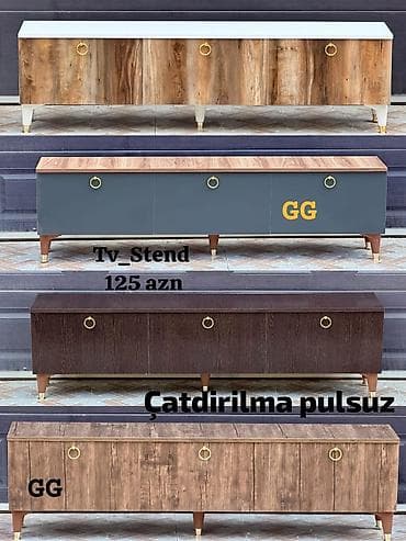 Yeni və Sifarişlə Tv_Stend 125_azn Ölçü 1.80 Rəng seçimi var