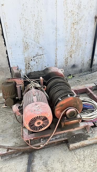 mini mikser za beton: Elektrik vintci (winch) – sənaye tipli - Güclü elektrik mühərriki ilə — 2