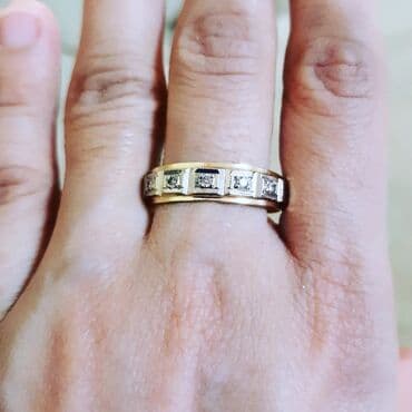 nişan üzükleri: Nişan, Üzük, Sarı qızıl, 750 Əyar, Brilyant, 0.26-0.50 Karat — 1