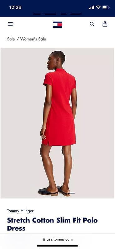 qisa don: Tommy orginal polo platya tezedir itiketi üstünderdir 55 manat ölçü L — 3