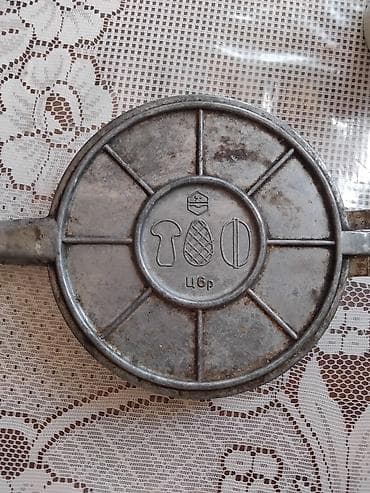 parca: Şirniyyat qəlibləri, rəng - Gümüşü, Çuqun, Fiqur — 2