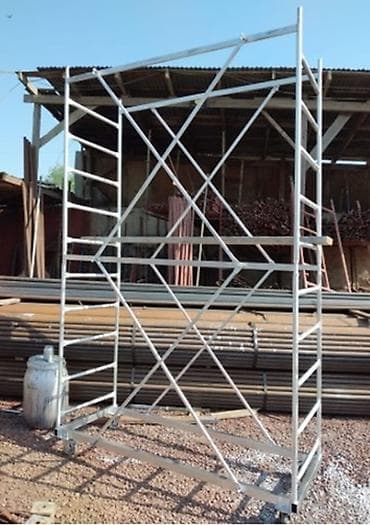 Təmir və tikinti: Alüminium mobil iskələ sistemi - Material: yüngül və möhkəm alüminium — 4