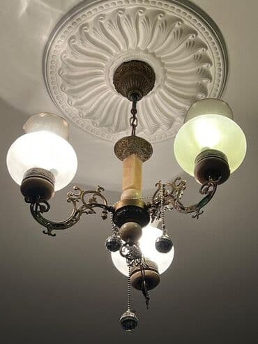 lampalar: Çılçıraq, 3 lampa, Metal — 2