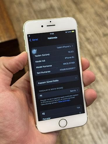 adapter iphone: IPhone 6s, 16 GB, Qızılı, Barmaq izi — 4