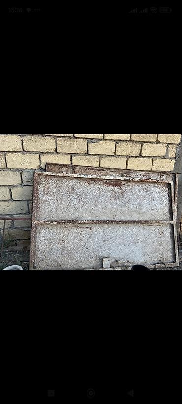 heyet qaplari: Polad darvaza panelləri və karkas - Material: qalın metal təbəqə — 3
