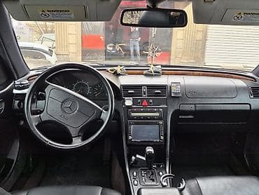 mercedes e 240 2004: Mercedes-Benz S-Class sedan (W140 kuzov) – qara rəngli, tam ölçülü — 3