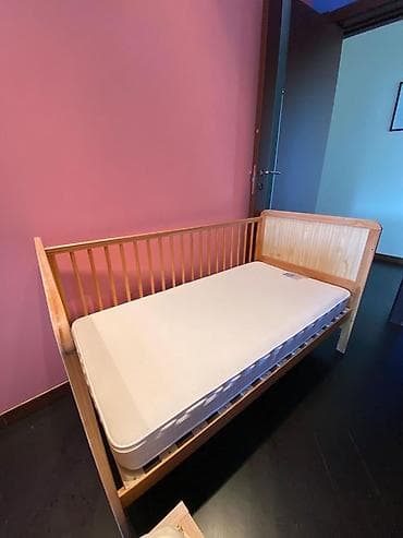 mebelər: Oğlan və qız üçün, İşlənmiş, Çarpayı, Matras ilə — 2