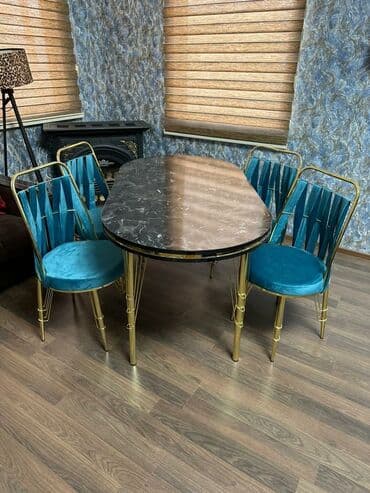 sulutepe kiraye heyet evleri 2022: 🇹🇷Türk istehsalı Möhtəşəm ✨✨ Kuxna üçün stol stul dəsti 4 stul 1 — 6