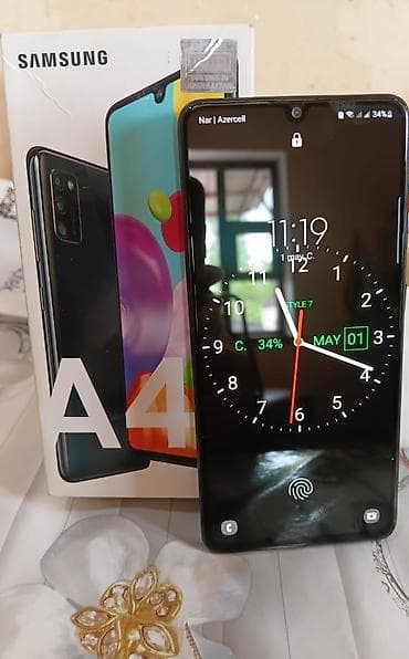 Samsung Galaxy A41, 64 GB, rəng - Qara, İki sim kartlı