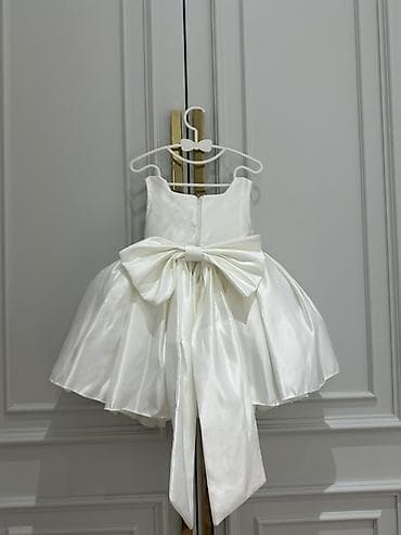 gupur donlar: Ağ rəngli qız uşaq princessa donu – bayram və mərasimlər üçün 1 yasa — 2