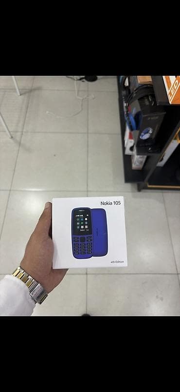 nokia c7: Nokia 105 4G, цвет - Черный, Кнопочный — 4