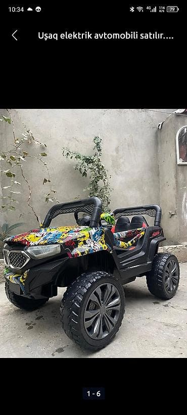 Uşaq elektrik avtomobili satilir