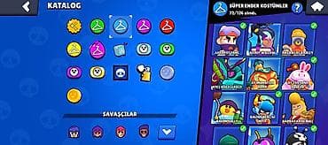 ucuz modem: Brawl Stars oyun hesabı - Kuboklar: 57,424+ - Səviyyə: 39 profil — 8