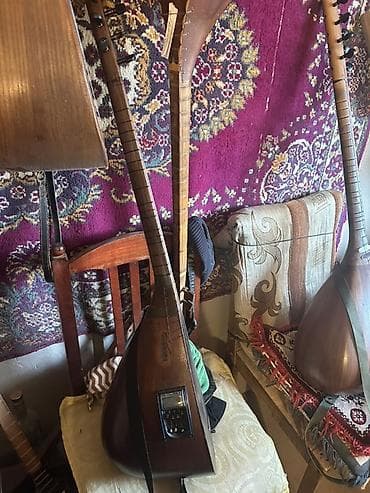 Gitaralar: Elektro-çılqılı saz - Korpus: ağacdan hazırlanmış, tünd rəngli, yan — 8