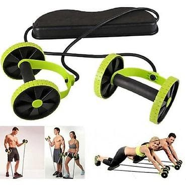 İdman və istirahət: AB Roller Resistance Bandli Fitness Seti Məhsul təsviri: - Evdə və — 4