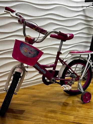 Велосипеды: Uşaq velosipedi – “Kids Pilot” temalı, qızlar üçün dizayn — 1