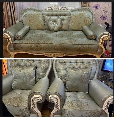 işlənmiş kreslo: ✅divan ve 2 kreslo Desti satılır 600 manata xarici istehsaldi.baha — 1