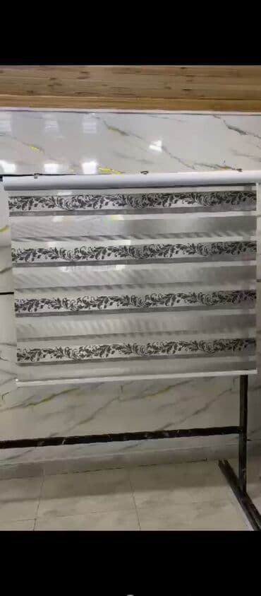 Pərdə və tüllər: Fərqli naxışlarda təqdim olunan zebra pərdələr evinizə və ya ofisinizə — 5