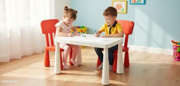 İşlənmiş, Açılan, Kvadrat masa, 2 stul