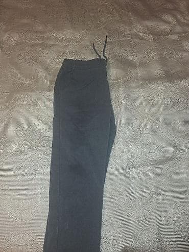 Şalvarlar: Tünd boz rəngdə idman şalvarı - Model: klassik “jogger” kəsimi - — 1