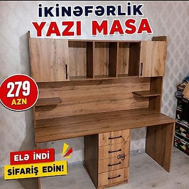 komputer şekilleri: Düz masa, Stulsuz, Polkalı, Siyirməli, Teksturalı laminat — 1
