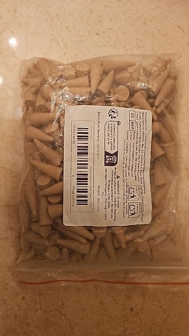 Təbii səndəl ağacı ətirli buxur konusları (incense cones). - Miqdar — 2
