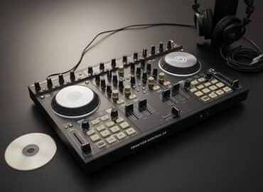 tarix test toplusu pdf yuklə: Traktor Kontrol S4 model Native Instruments DJ kontrolleri peşəkar — 1