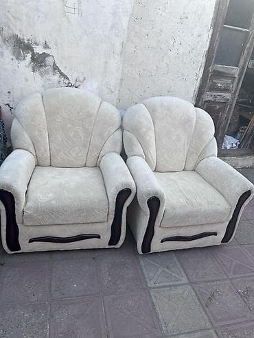 İki ədəd yumşaq kreslo dəsti - Rəng: açıq krem, abstrakt naxışlı lalafo.az -da İki ədəd yumşaq kreslo dəsti - Rəng: açıq krem, abstrakt naxışlı
