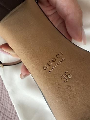 bas: Gucci, Ölçü: 36, rəng - Qara, İşlənmiş — 8