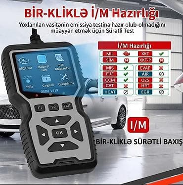OBDII V519 avtomobil diaqnostika skaneri OBD 2 - OBDII/EOBD
