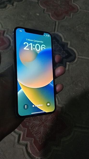 iphone se barter: IPhone X, 256 GB, Ağ, Face ID — 4