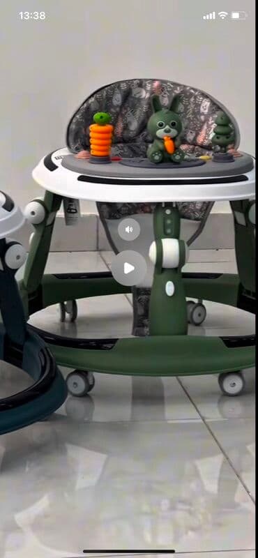 Gəzinti arabaları: Uşaq gəzdirəcəyi / yürütəcəyi – interaktiv oyun paneli ilə - Dairəvi — 1