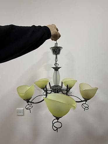 Çılçıraq, 5 lampa, Metal