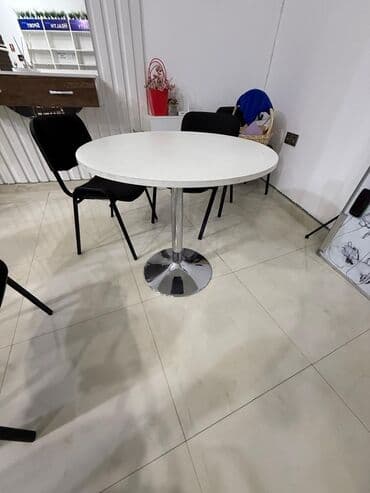 купить круглый стол в баку: Qonaq masası, Açılmayan, Yumru masa — 1