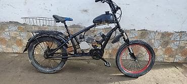 Benzin mühərrikli velosiped Çərçivə: klassik dağ velosipedi tipli