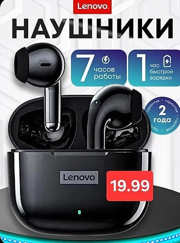 samsung galaxy note 9 ekran: Yeni Simsiz (Bluetooth) Qulaqcıqlar, Lenovo, rəng - Qara — 1