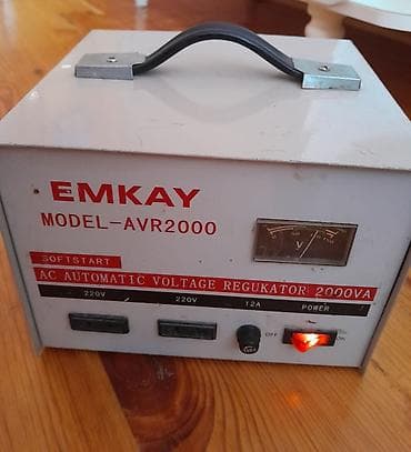 elekt: EMKAY MODEL-AVR2000 avtomatik İşıq Gücləndirici qiyməti 100 manat — 1