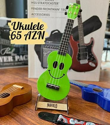 gitara simləri: Görünüşcə Gitaraya bənzəyən ukulele həcmcə daha kiçikdir, simlərinin — 1