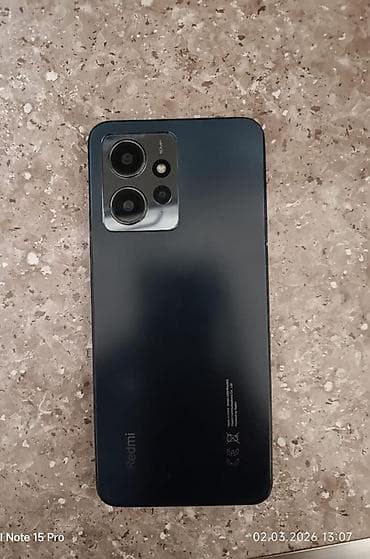 ucuz tap telfon: Redmi Note 12, 128 GB, rəng - Mavi, Sensor, Barmaq izi, İki sim kartlı — 1
