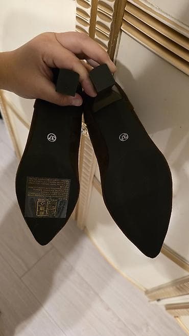 Qadın ayaqqabıları: Ölçü: 37, rəng - Qəhvəyi, Yeni — 2