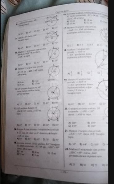 taim test pdf: Riyaziyyat 11-ci sinif — 4