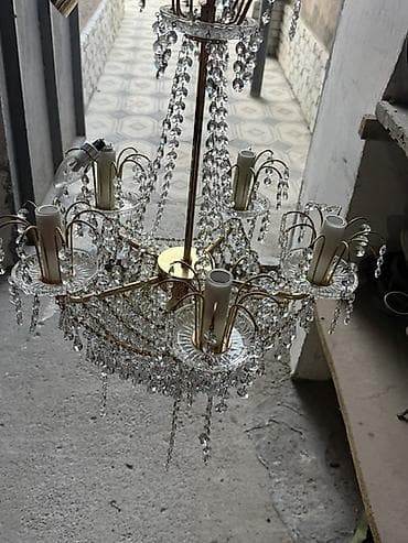 Çılçıraq, 6 lampa, Metal