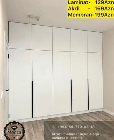 qapi: Yeni, Açılan, 6 qapı Düz dolab, Qarderob, paltar dolabı, Rusiya — 1