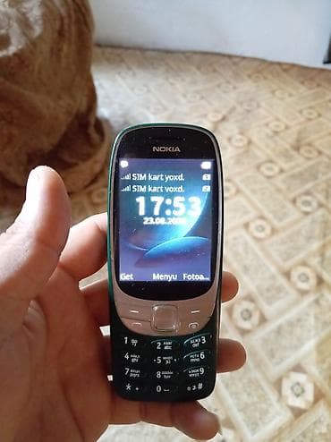 netbook satilir: Nokia 6300 4G, rəng - Yaşıl, Düyməli — 3