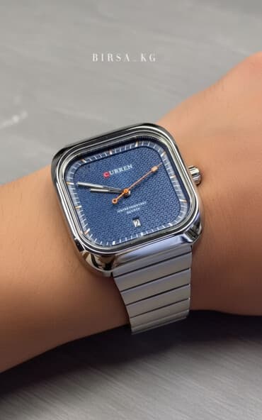 Eynəklər: Yeni, Qol saatı, Curren, rəng - Gümüşü — 1