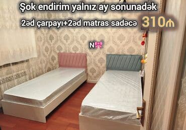 tek adamliq carpayilar: Satılır: *Birbaşa istehsaldan çarpayi* 💥💥💥Şok şok şok💥💥💥 Qısa müddətli — 2