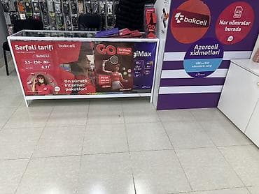 стойка администратора: Mobil operator xidmətləri köşkü – avadanlıqla birlikdə komplekt — 2