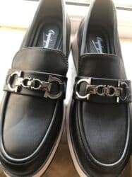 Basanoşka və səndəllər: Ölçü: 39, rəng - Qara, Yeni — 1