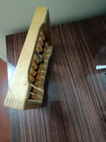 su sayğacı: Taxta abakus (sayğac) - Material: tamamilə taxtadan hazırlanmış — 3