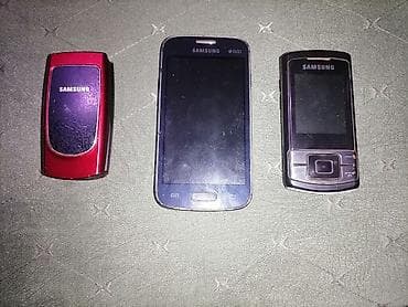 telfon satşi: 3 telefon 15 azn,samsung smartfon islekdi,obiriler islemir — 1